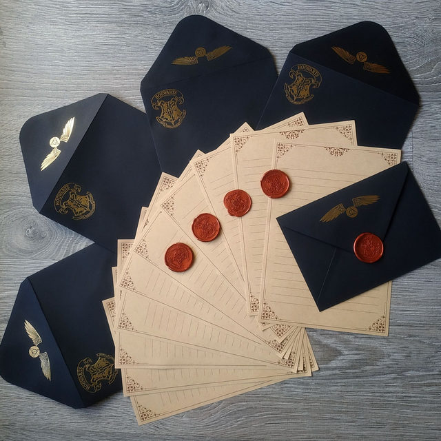 Papier à lettre Harry Potter