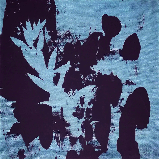 Flowerpunk Mid-blue #001