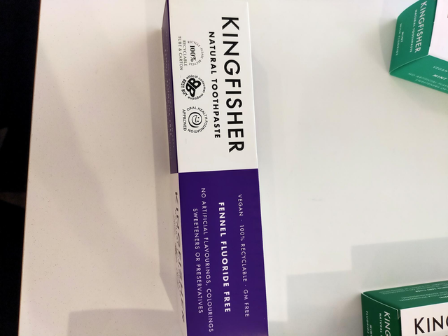  Fennel Fluoride-Free Toothpaste 100ml (Kingfisher) kin-ff100