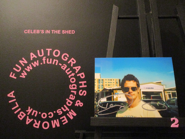 Danny Young Authentic Autographed 6x4.5 Our Facing Photograph (2)