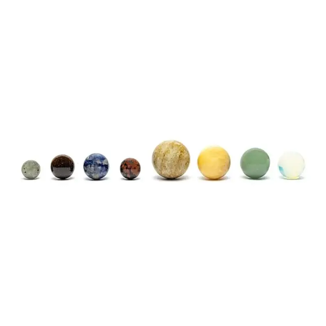 Coffret Système Solaire 8 Pierres Précieuses | Cadeau Astro