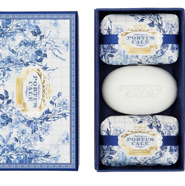 Portus cale set tres jabones GOLD & BLUE