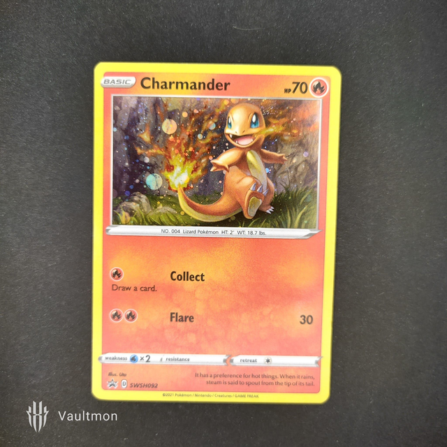 Charmander SWSH092 Sword And Shield Black Star Promo