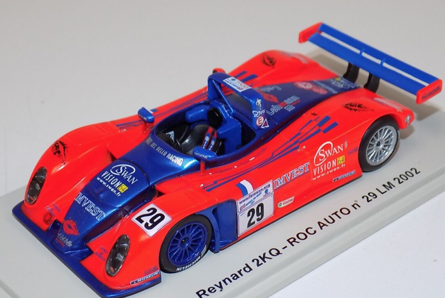 Reynard 2KQ Le Mans 2002 #29 J.D. Deletraz W. Lechner C. Pillon Spark 1:43