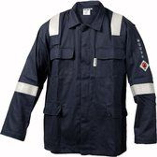 Quite Right werkjas FR-AST striping. Multinorm vlam vertragende antistatische werkjas. maat S t/m 3XL.  Vanaf € 39,45