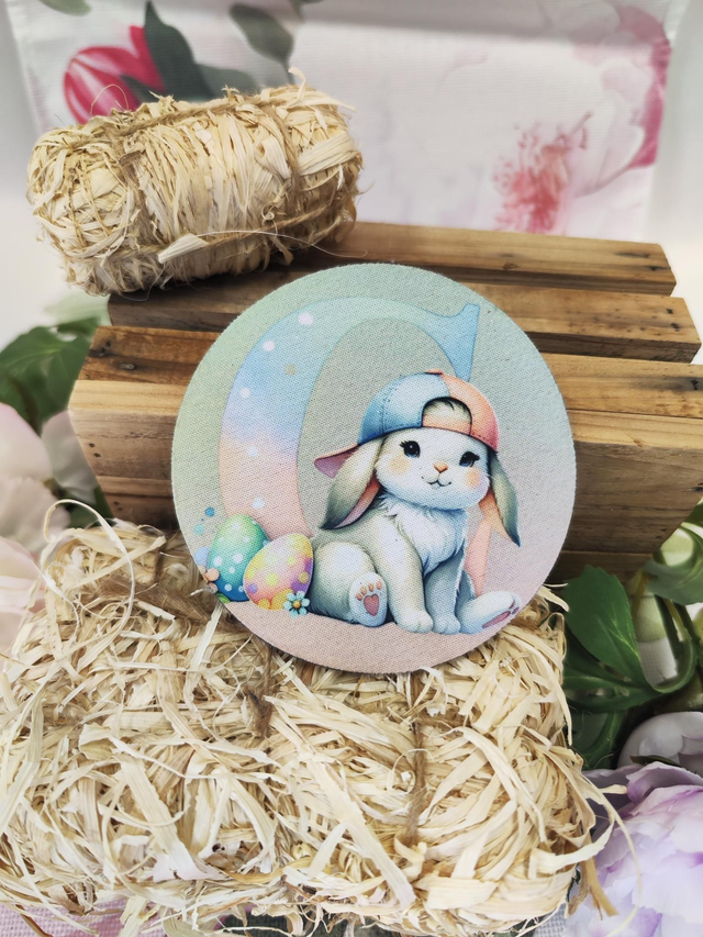 Sous tasse lapin de Pâques initiale