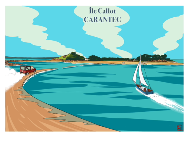 Carantec Île Callot