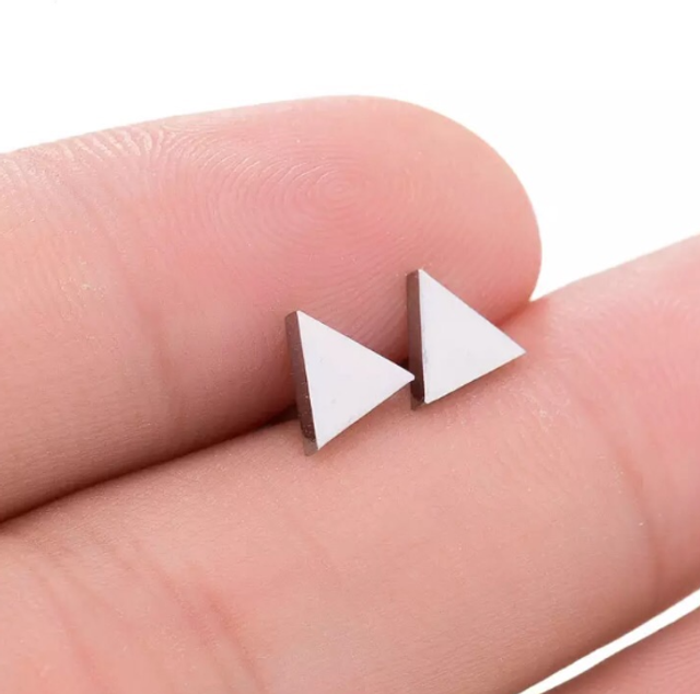 Mini Triangle Stud Earrings