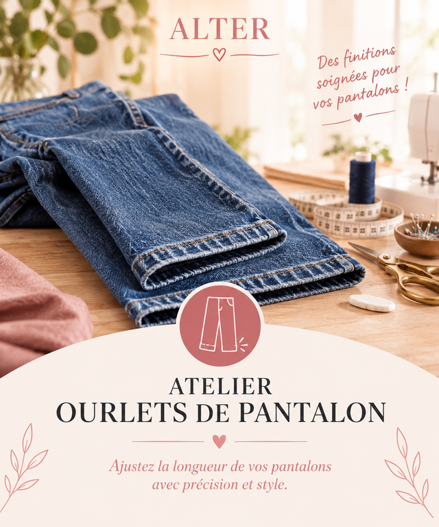 Atelier Ourlets de pantalons