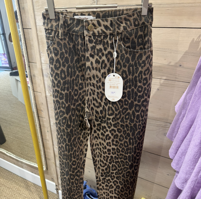 Jeans léopard 