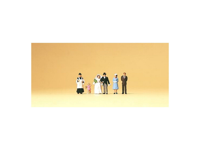 curé et invites preiser 79058 N