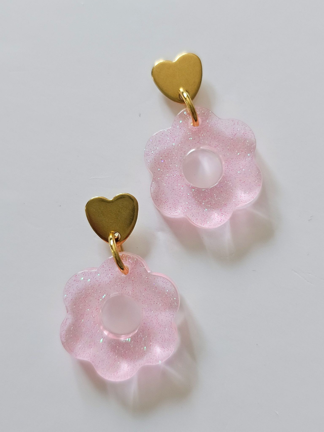 CREOLES EDEN ROSE PALE A PAILLETTES A MATCHER