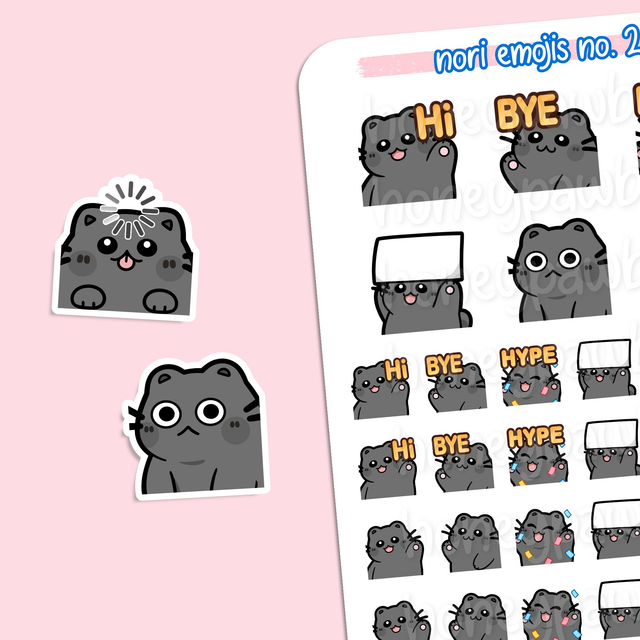 Nori Emojis No. 2 Sticker Sheet - ST2419
