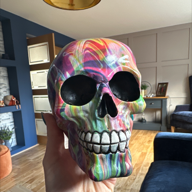 Rainbow Skull