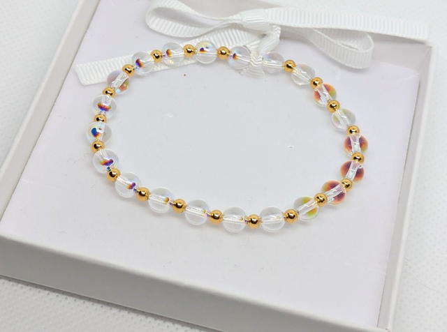 Serenity Crystal Bracelet Aurora Borealis 