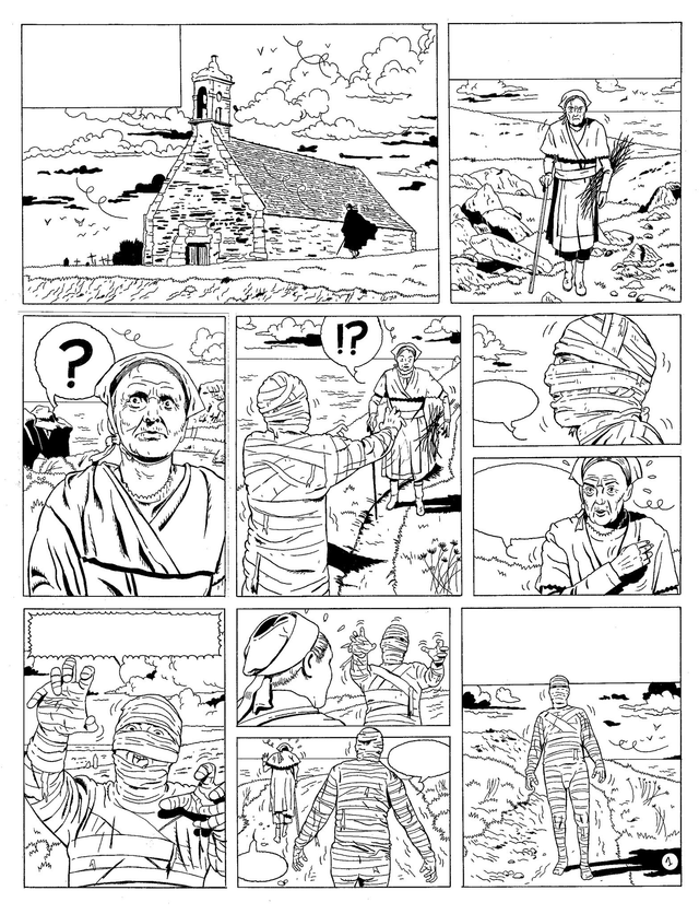 Planche originale : La Brigade de l'étrange