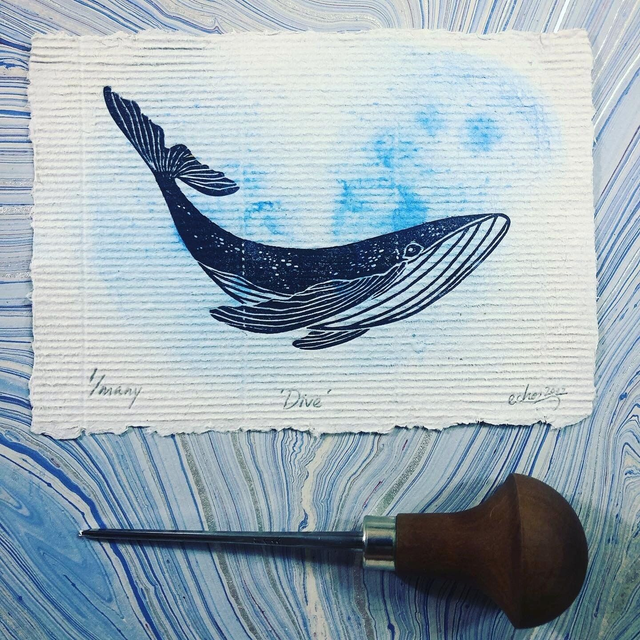 1/many charity prints - Dive