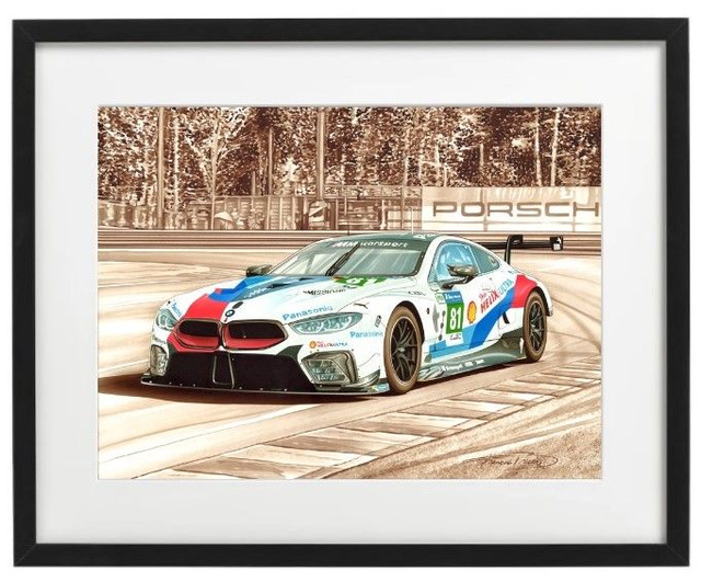BMW M8 - Framed Print