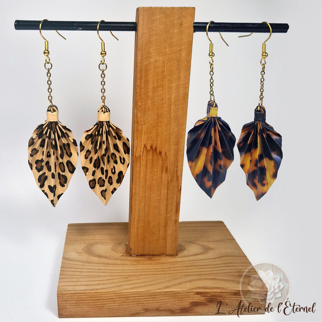 Boucles d'oreilles Leafline - Collection animale