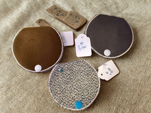 Porte-monnaie rond artisanal