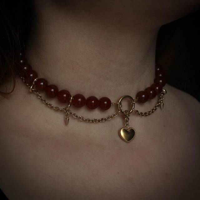 Blood Heart Necklace