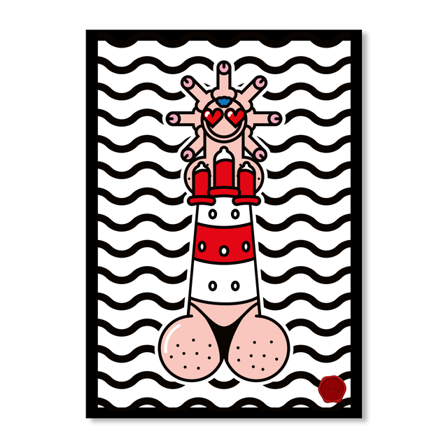 Leuchtturm - 030622 - Hony | Kunstdruck