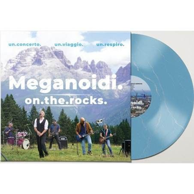 MEGANOIDI "On The Rocks" Vinile marbled turquoise