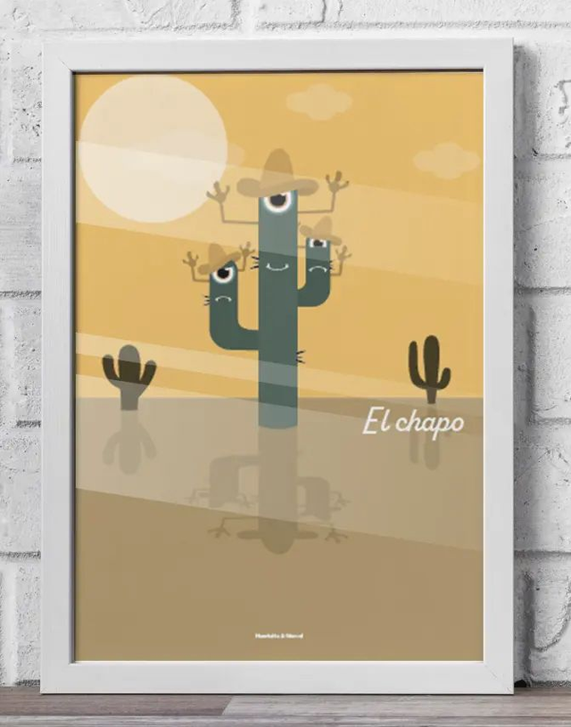 26 - Affiche enfant monstre