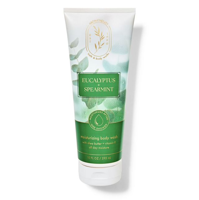 BATH and BODY WORKS gel douche hydratant eucalyptus emnthe verte