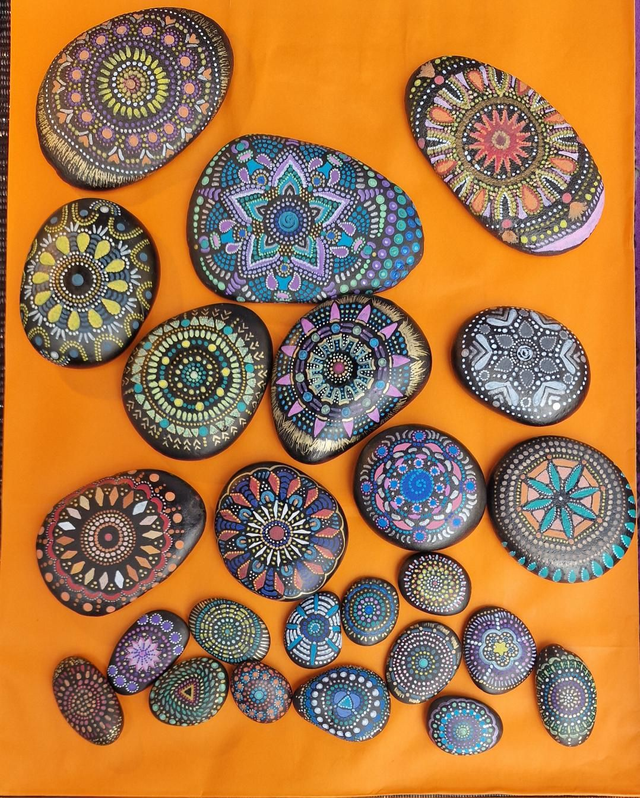 Mandala stone