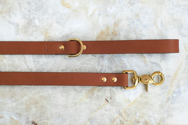 Cognac Leash