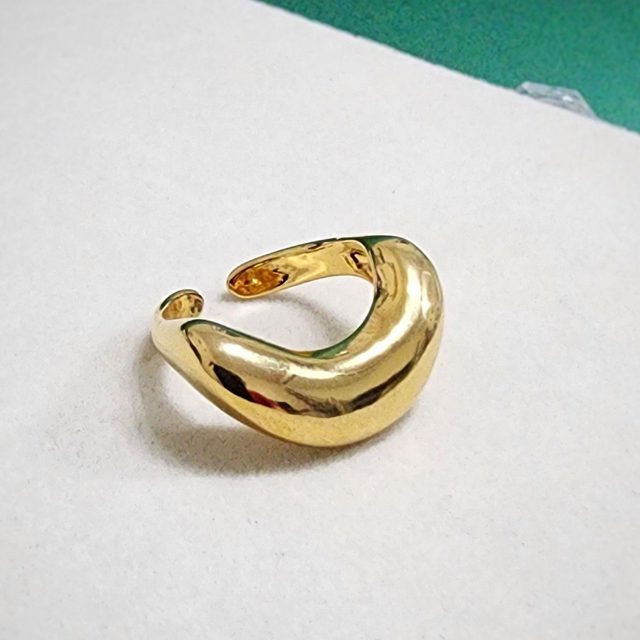 Anel Embaulado Ajustável N.19 – Ouro