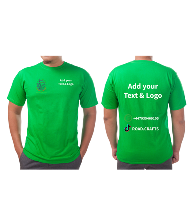 Customised T-shirts with your text and logo