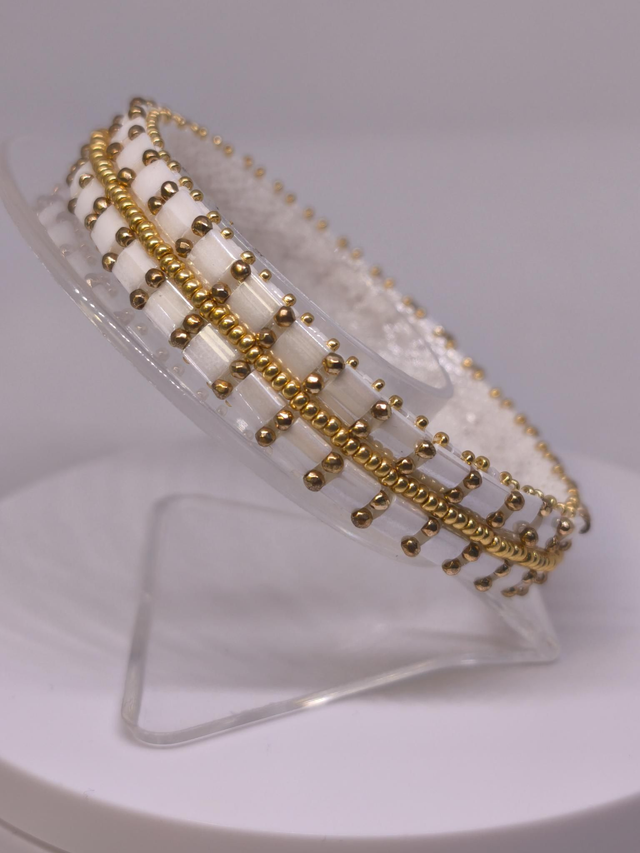 Bracelet bangle miyuki et tila