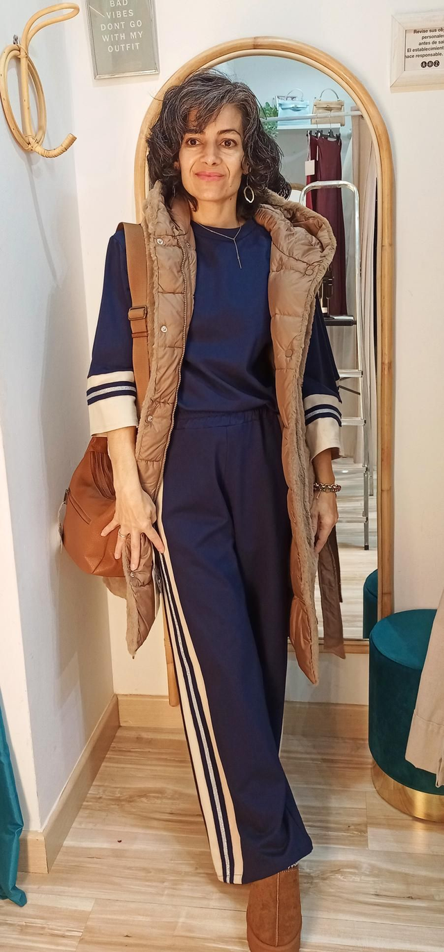 Conjunto estilo deportivo