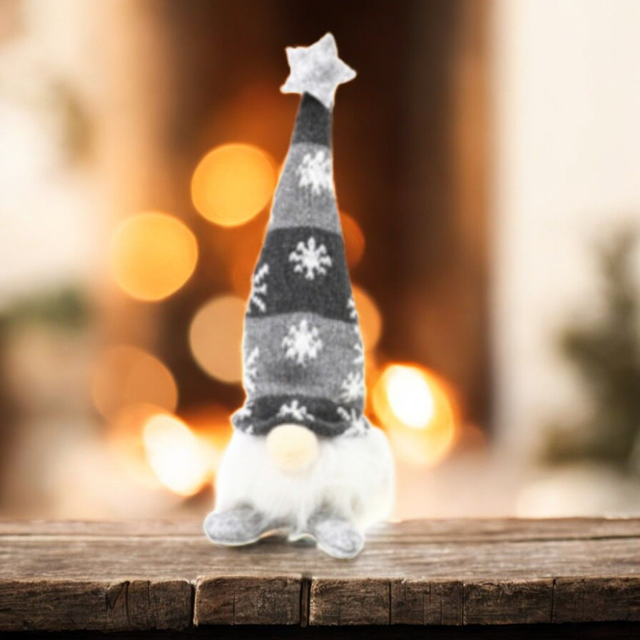 Dekowichtel mit LED grau