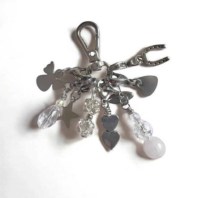 EQUI  CHARM JOCO SYLVER ( 7 x Charms bonnet ) argenté 