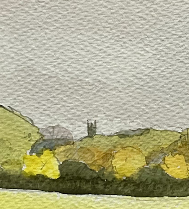 Beverley Minster from the Westwood. Watercolour original 15x11 inch.