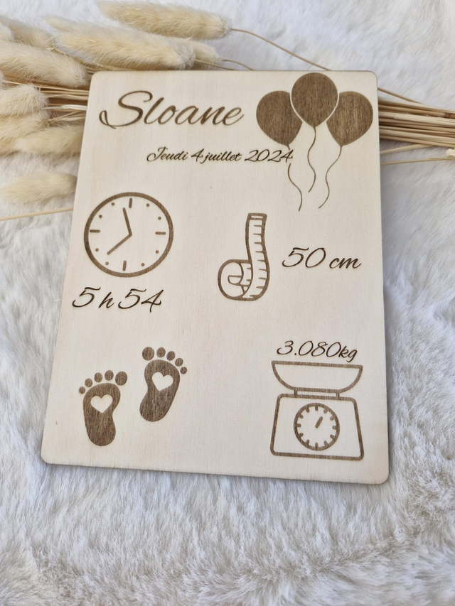 Pancarte - NAISSANCE 