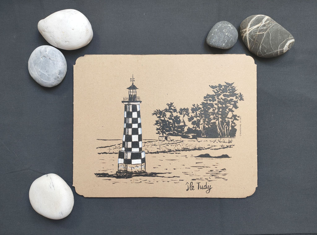 Le phare de la Perdrix à l&#039;Île-Tudy