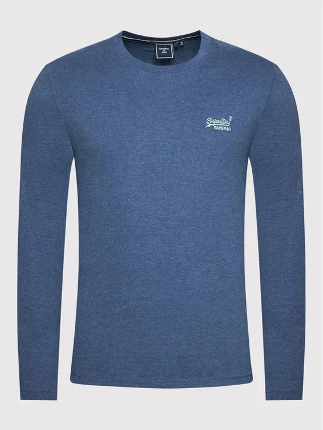 SUPERDRY T-shirt girocollo manica lunga vintage garment