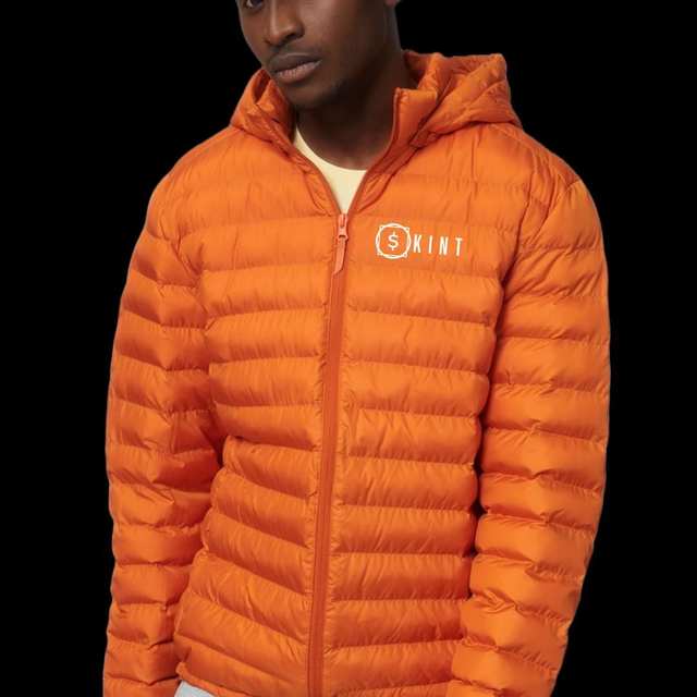 Skint all weather puffer jacket [orange]