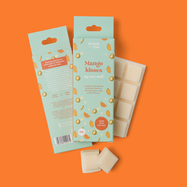 Devon wick Mango Kisses Snap Bar Wax Melts