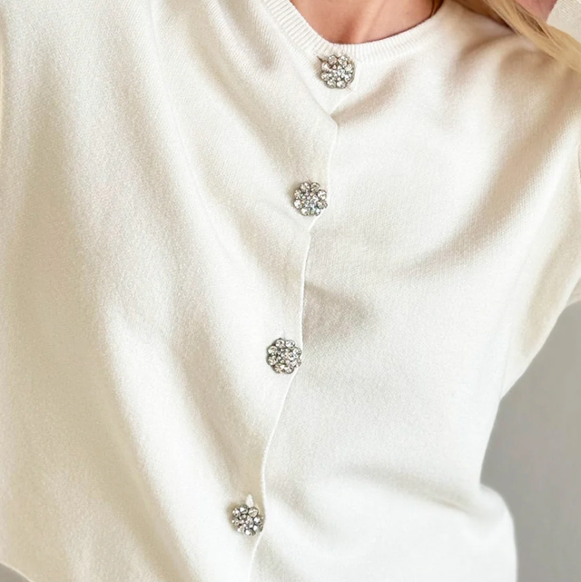 Parisian Knitted Jacket Beige