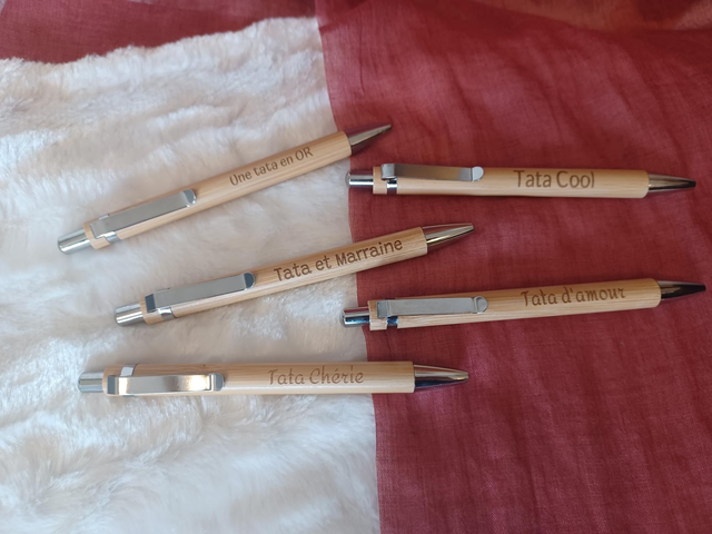 Stylo bambou spécial "Tata"