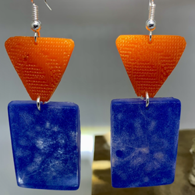 BO Bradley orange et bleu nacré 