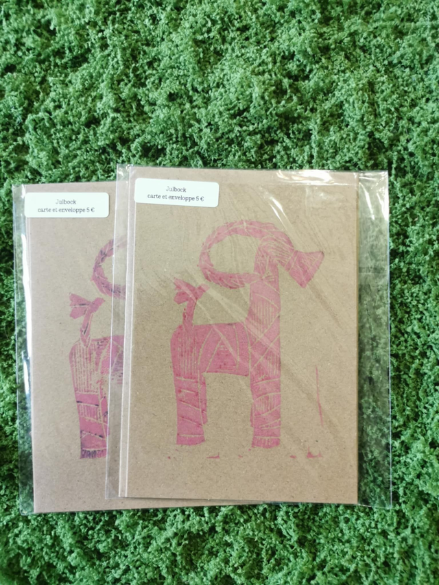 Bouc de Yule carte postale