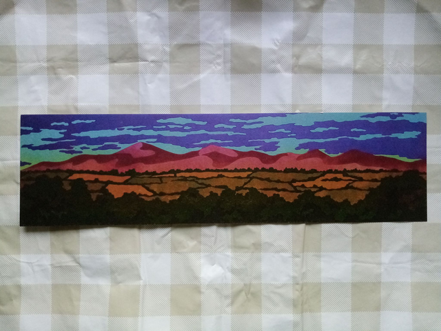 Reprint of Mournes Sunrise