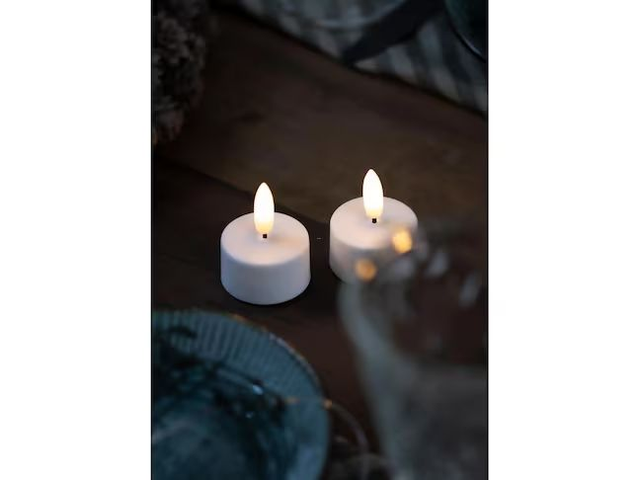 SIRIUS SILLE PAIRE BOUGIES RECHARGEABLE 0.4 cm 