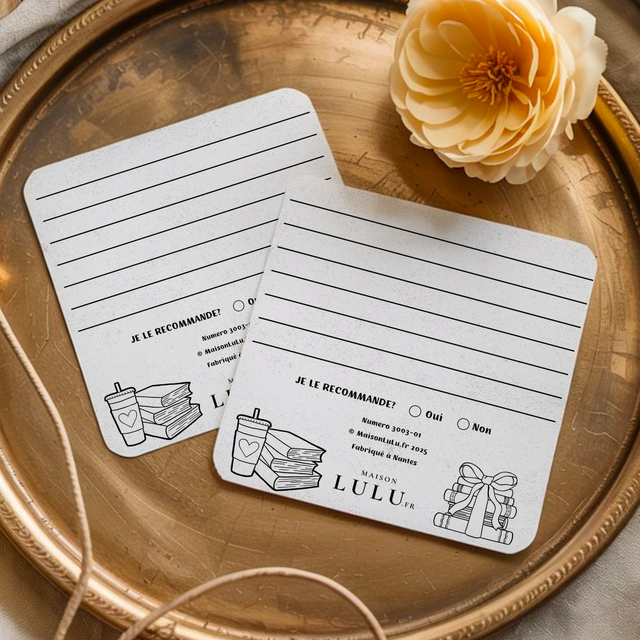 Marque page carré, Signet critique de livre, 12 couleurs